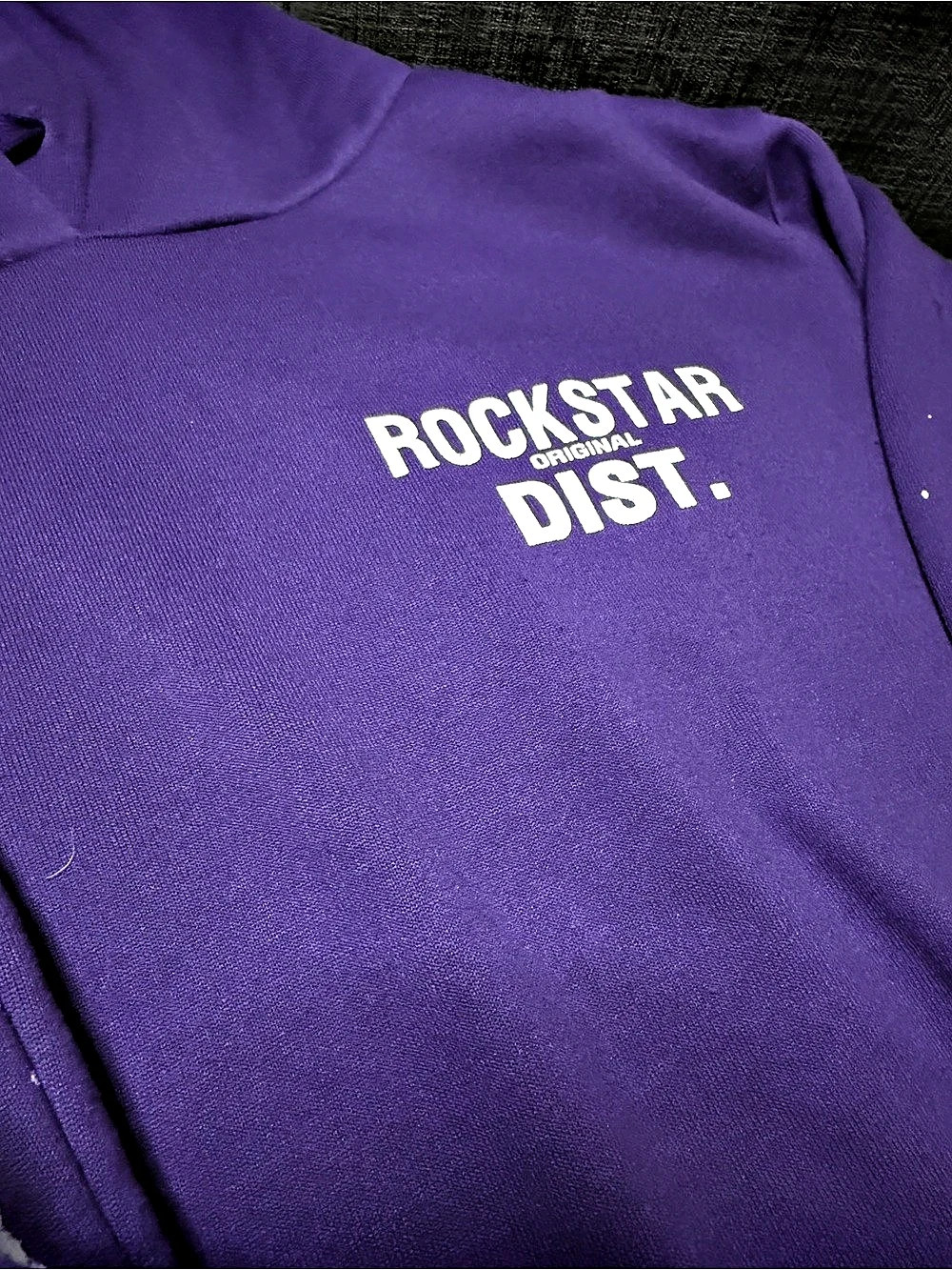 Rockstar Original Rockstar Art Dist. Purple Graphic Hoodie set